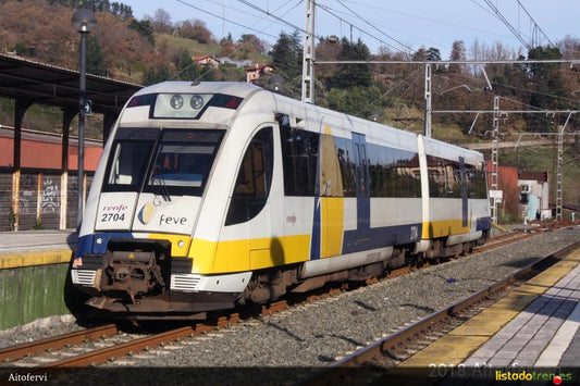 [Ref. 03-004XX-01] Serie 2700 "Ikea" - Escala H0/H0m - Feve amarillo azul